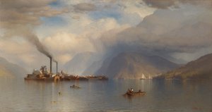 Storm King on Hudson, 1866.
