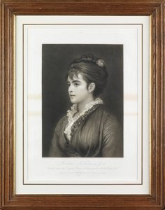 Moretta - Venetsialainen tyttö (mezzotint)