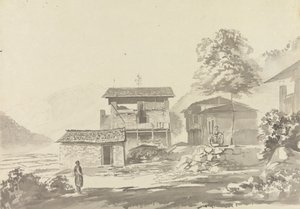 Kylässä lähellä Tassisudonia [Tashicho Dzong] tekijältä Samuel Davis