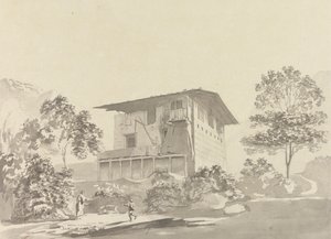 Kylässä lähellä Tassisudonia [Tashicho Dzong] tekijältä Samuel Davis