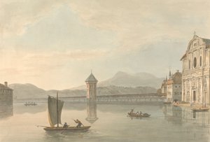 Näkymä Luzernissa: The Jesuits College