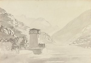 Vedere de pe podul de la Wandepore [Wangdu Phodrang] finlandez tekijältä Samuel Davis