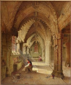 Rosslynin kappeli, n. 1852 tekijältä Samuel Dukinfield Swarbreck