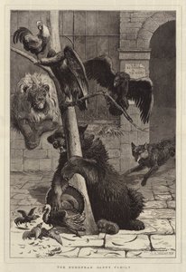 Eurooppalainen onnellinen perhe