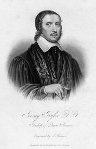 Jeremy Taylor 1613-1667, englantilainen pappi, 1800-luku.