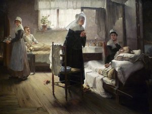 Evangeline löysi naisensa sairaalaan tekijältä Samuel G. Richards