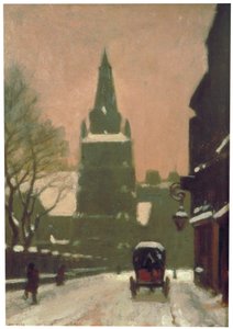 "Bunhill Row", 1800-luvun loppu tai 1900-luvun alku. tekijältä Samuel Harry Hancock