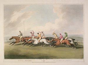Hevoskilpailut Ormen British Field Sport Prints -kokoelmasta, 1807