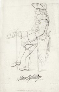 James Oglethorpen muotokuva tekijältä Samuel Ireland