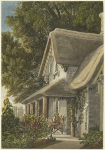 The Lodge, Broomwell House, Brislington, n. 1824 (kynä ja akvarelli paperilla) tekijältä Samuel Jackson