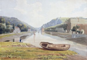 Katso alas Avon Hotwellsin ja Cliftonin kanssa, n. 1825 tekijältä Samuel Jackson