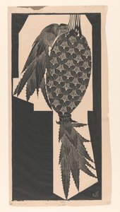 Ananas (alkuperäinen nimi esineessä) tekijältä Samuel Jessurun de Mesquita (signed by artist)