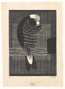 Rosékaketoe tekijältä Samuel Jessurun de Mesquita (signed by artist)