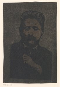 Omakuva (varjolla) tekijältä Samuel Jessurun de Mesquita (signed by artist)