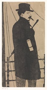 Omakuva takin ja hatun kanssa tekijältä Samuel Jessurun de Mesquita (signed by artist)