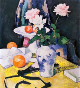 Ruusut ja appelsiinit tekijältä Samuel John Peploe