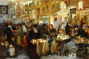 The Lower East Side, n. 1914 (öljy kankaalle)
