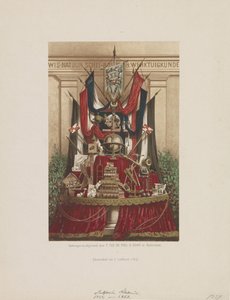 Trophy koristeena Delft Academyn 20-vuotisjuhlissa vuonna 1862 tekijältä Samuel Lankhout