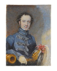 Kapteeni William Siborne, noin 1830 tekijältä Samuel Lover