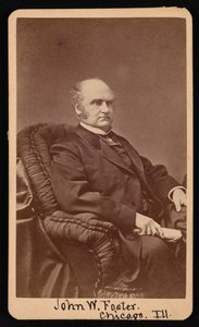 Muotokuva John Wells Fosterista 1815-1873, vuosina 1872-1873.