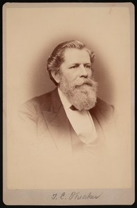 Thomas Clarke Theakerin muotokuva 1812-1883, 1876-1880.
