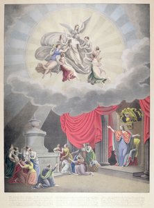 The Apotheosis of Washington, kaivertanut H. Weishaupt tekijältä Samuel Moore