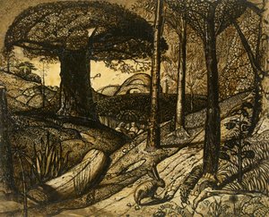 Varhainen aamu, 1825 tekijältä Samuel Palmer