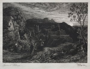 Kellomies, 1879. tekijältä Samuel Palmer