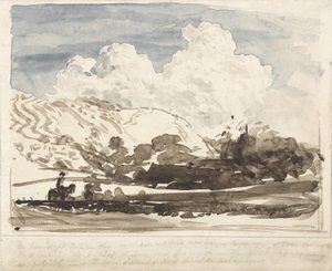 Kirkas pilvi (paperilla) tekijältä Samuel Palmer
