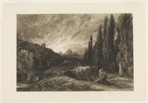 Varhainen kyntäjä tekijältä Samuel Palmer
