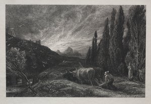 Varhainen kyntäjä tekijältä Samuel Palmer