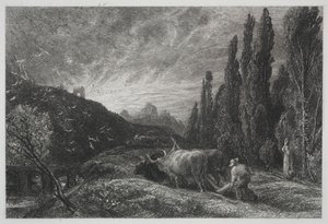 Varhainen kyntäjä tekijältä Samuel Palmer