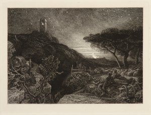 Yksinäinen torni tekijältä Samuel Palmer