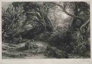 Elämän aamu, 1860-1861. tekijältä Samuel Palmer