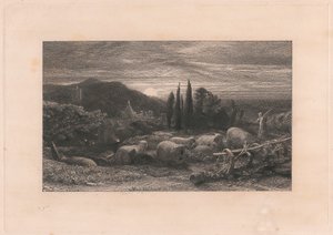Nouseva Kuu tekijältä Samuel Palmer