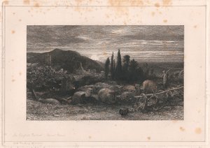 Nouseva Kuu tekijältä Samuel Palmer