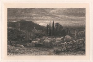 Nouseva Kuu tekijältä Samuel Palmer