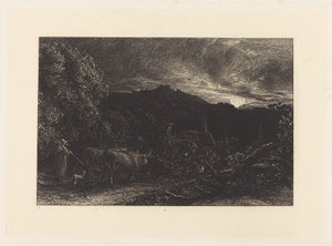 Väsynyt kyntäjä tekijältä Samuel Palmer