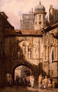 Samuel Proutin Näkymä Nürnbergissä (A View in Nuremberg) tekijältä Samuel Prout