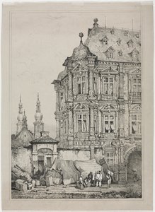 Martinsburgin linna, Mainz, Saksa, 1833.