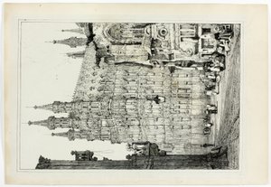 Kaupungintalo, Leuven tekijältä Samuel Prout