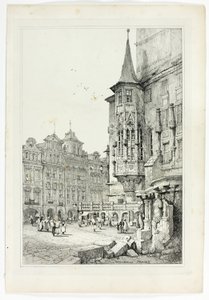 Kaupungintalo, Praha tekijältä Samuel Prout