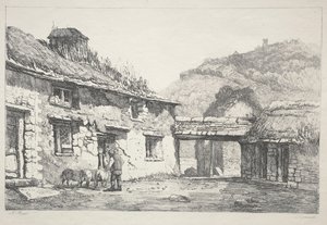 Lynmouth, 1819. tekijältä Samuel Prout