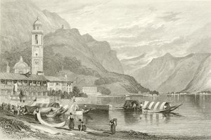 Comojärvi, Italia tekijältä Samuel Prout