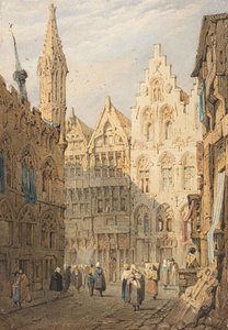 Ypres (akvarelli) tekijältä Samuel Prout