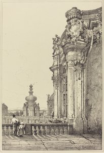 Zwingerin palatsi, Dresden tekijältä Samuel Prout