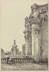 Zwingerin palatsi, Dresden tekijältä Samuel Prout