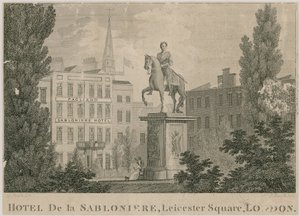 Hotel de Sablonniere, Leicester Square, Lontoo