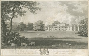 Shugborough Hall: kaiverrus, nd [c 1802] tekijältä Samuel Rawle