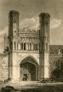 St. Augustines Gate, Canterbury Kent, 1802.